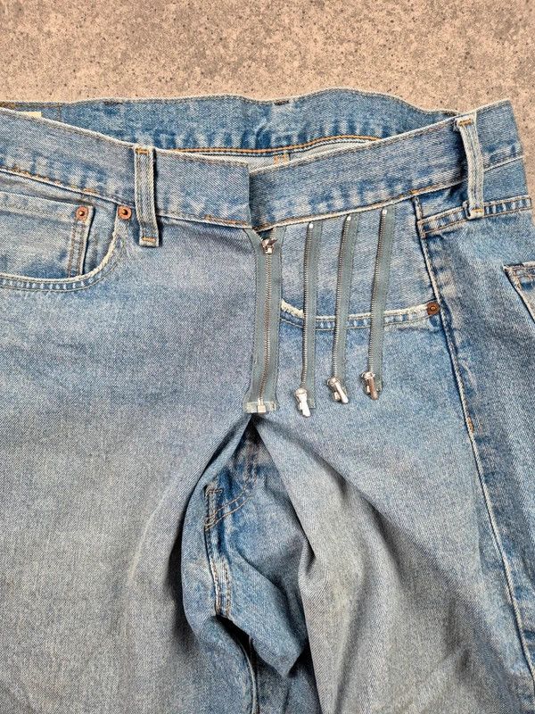 Bless Levi's Bless Men's Blue Readymade Straight Jeans Size W32 Size US 32 / EU 48 - 4 Thumbnail