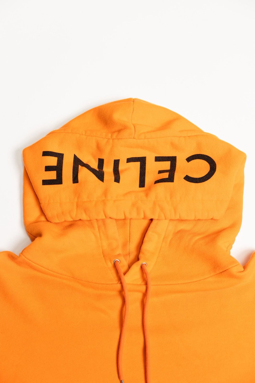 Celine Celine Orange Logo Hoodie Size US M / EU 48-50 / 2 - 2 Thumbnail
