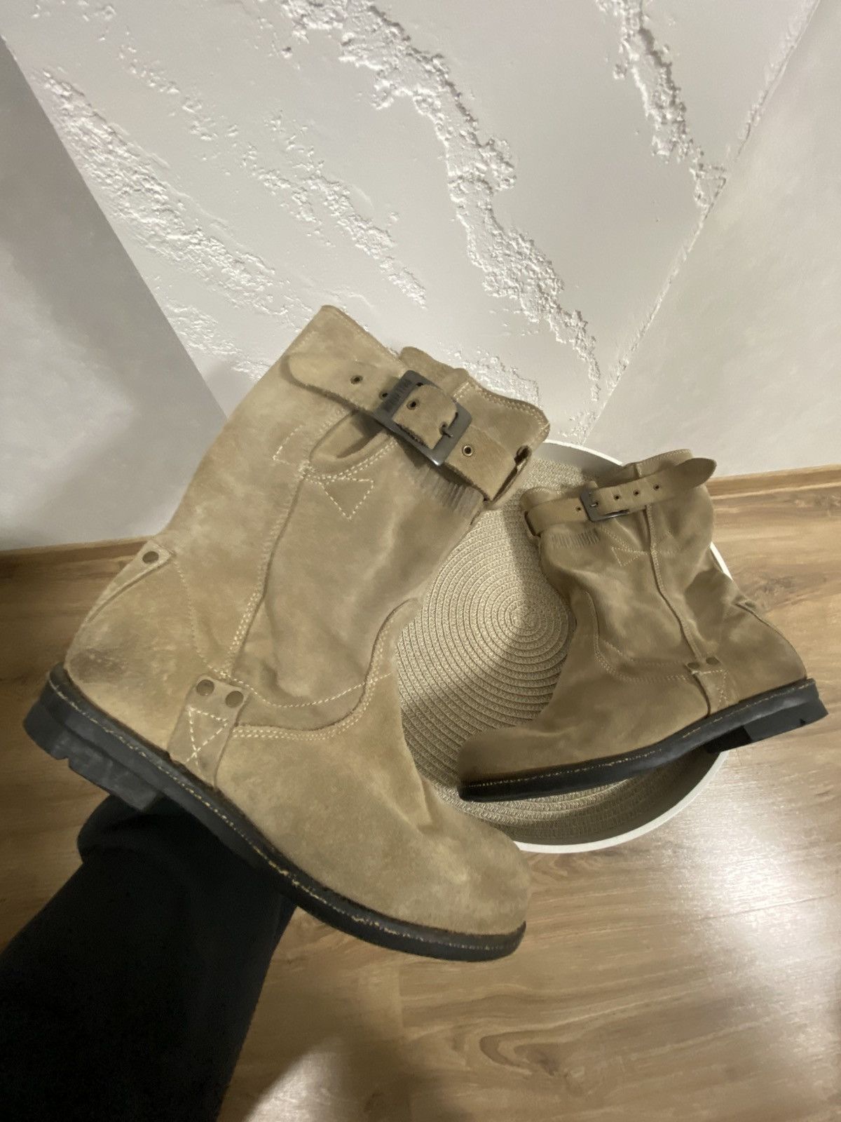 Palladium Palladium Vintage Suede Biker Boots Size: 40 Size US 7 / EU 40 - 1 Thumbnail