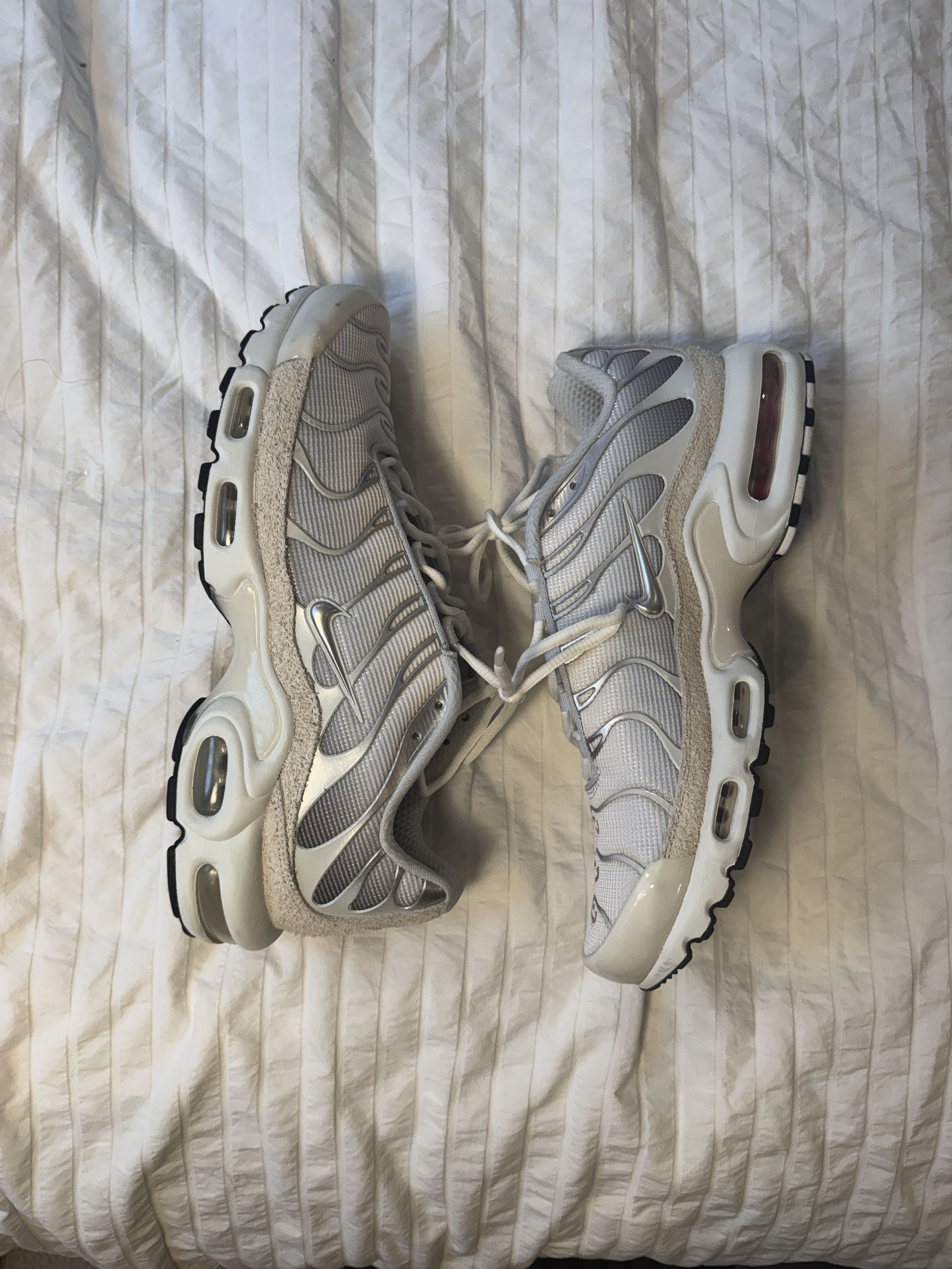 Nike Nike Air Max Plus "Pure Platinum" in Sail / Silver Size US 12 / EU 45 - 9 Thumbnail