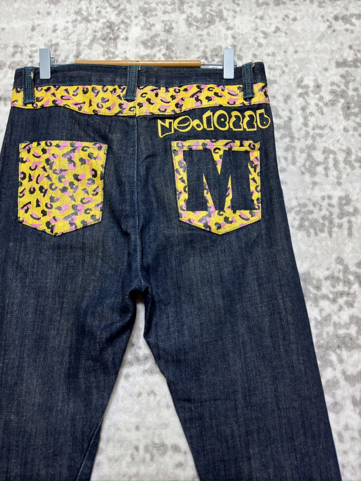 Japanese Brand Vintage CLASH!! MPLQ Daicock Printed Denim Jeans Size US 31 - 9 Thumbnail