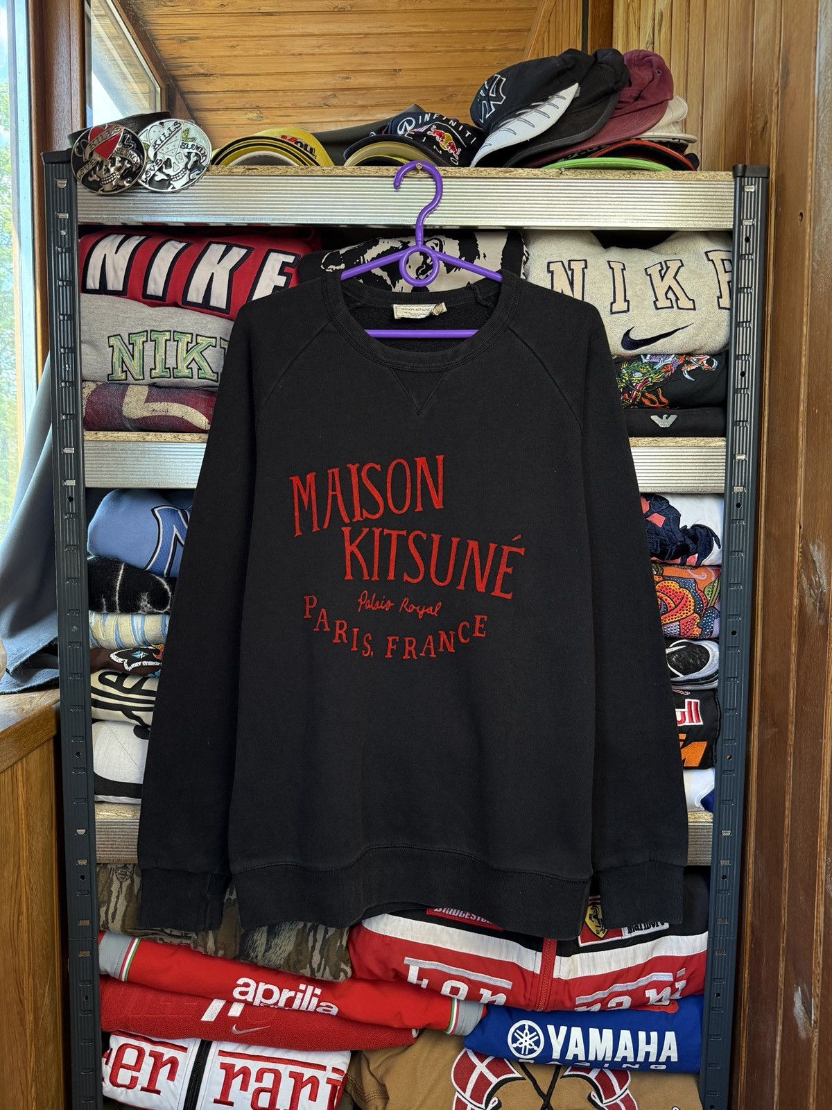 Designer Vintage Maison Kitsune Sweatshirt Size US M / EU 48-50 / 2 - 1 Thumbnail