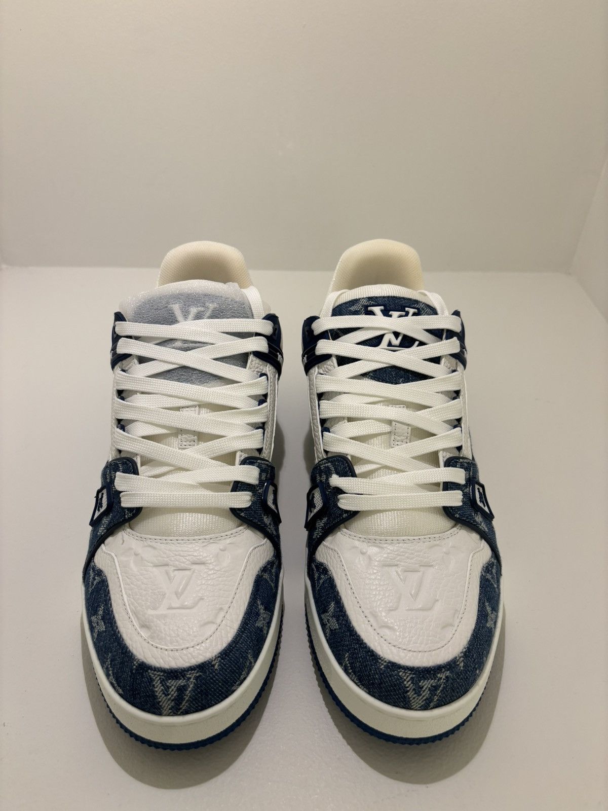 Louis Vuitton Louis Vuitton Denim Monogram Sneakers Size US 9.5 / EU 42-43 - 8 Thumbnail