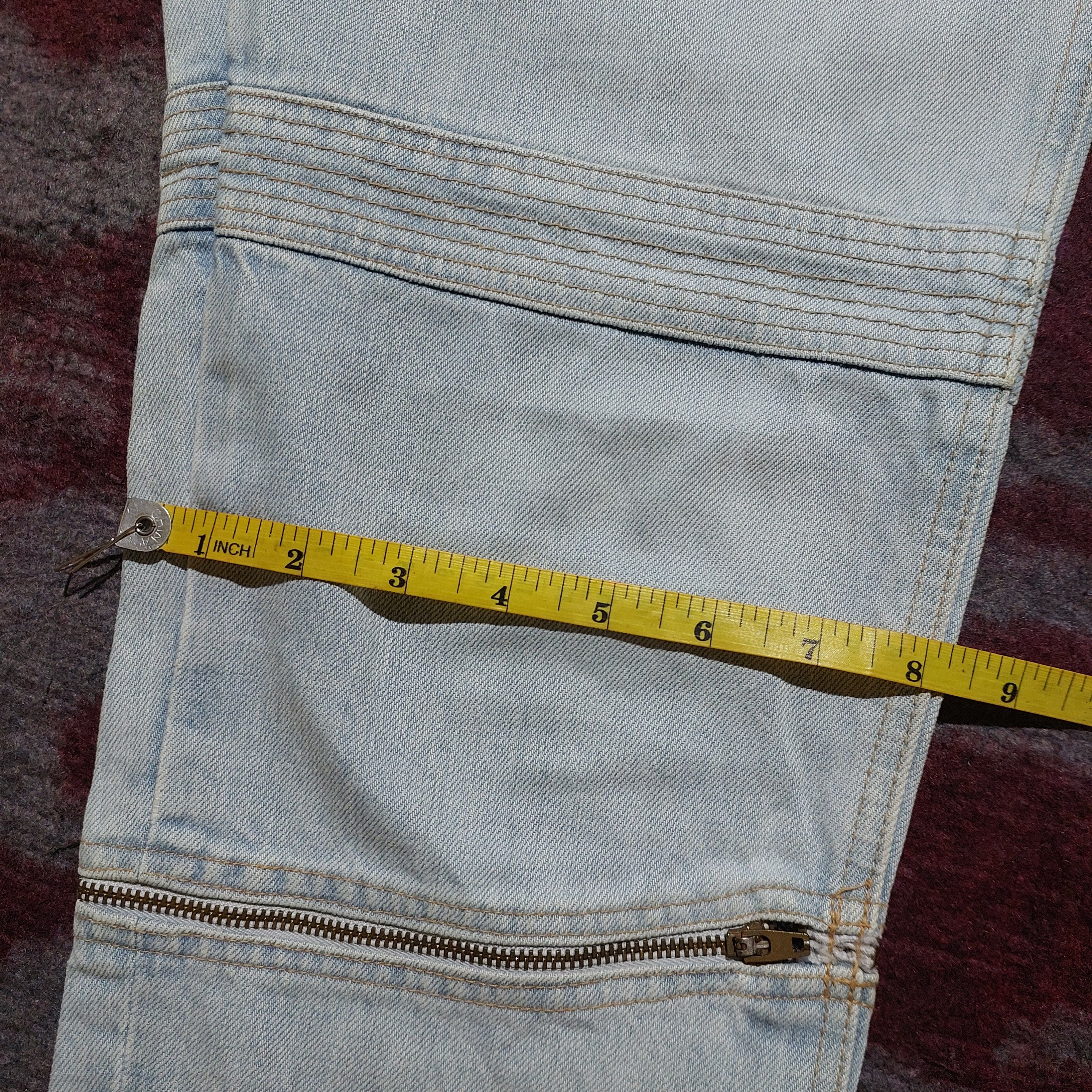 Issey Miyake Tsumori Chisato japan blue jeans open zipper bottom side Size US 32 / EU 48 - 17 Thumbnail