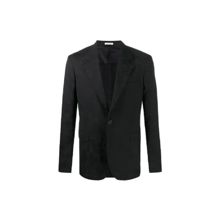 Alexander McQueen Alexander McQueen Black Single-Breasted Suit Jacket 0079 Size US L / EU 52-54 / 3 - 1 Thumbnail