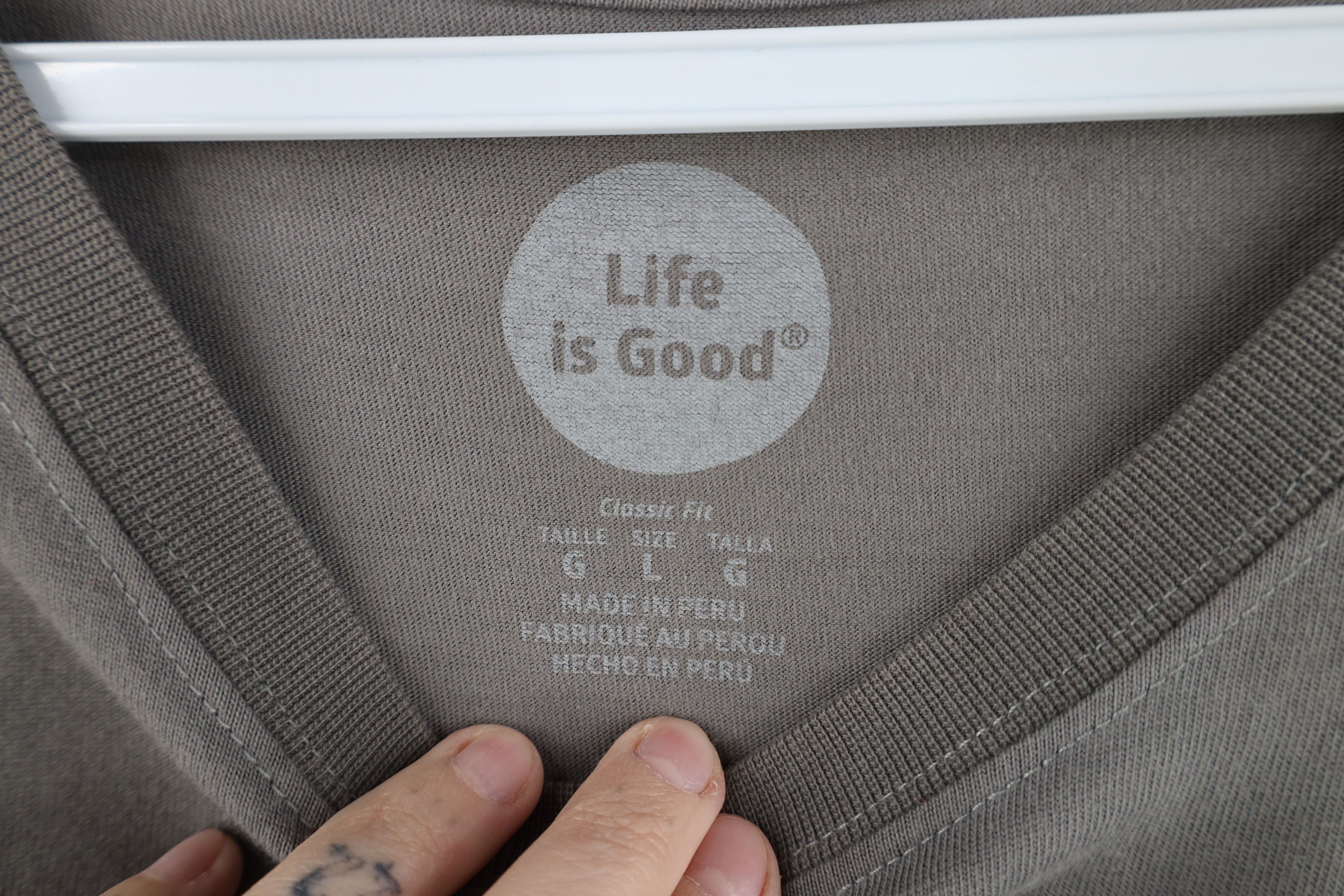 Life is Good Life Is Good Spell Out Winter Wanderland Long Sleeve T-Shirt Size US L / EU 52-54 / 3 - 9 Thumbnail