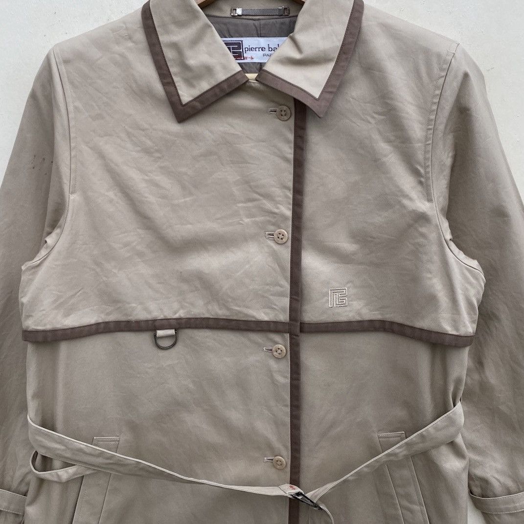 Designer × Pierre Balmain Vintage Pierre Balmain Paris Trench Coat Size US S / EU 44-46 / 1 - 6 Thumbnail