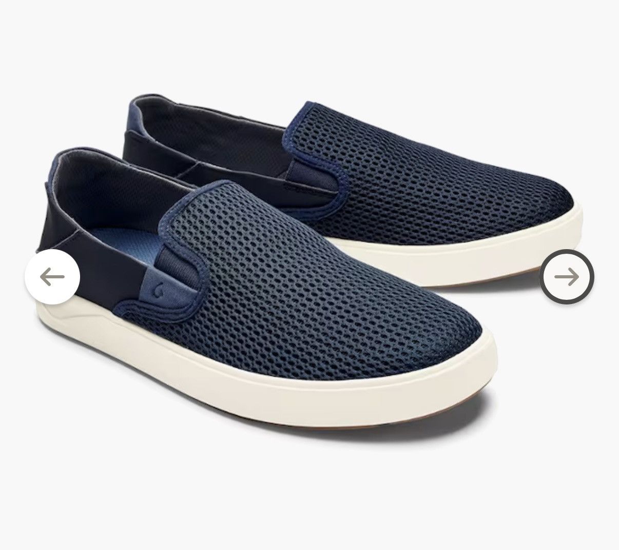 Olukai Olukai Men Navy Blue Slip On Shoes Breathable Mesh Upper Size US 15 / EU 48 - 12 Thumbnail