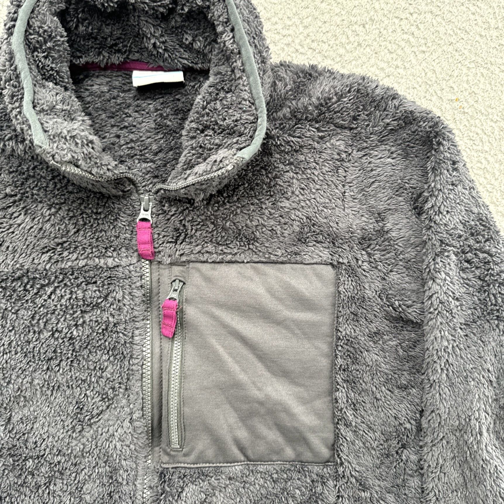 Vintage VINTAGE Columbia Women’s Fleece Jacket Full Zip Outdoor Gray M Size M / US 6-8 / IT 42-44 - 2 Thumbnail