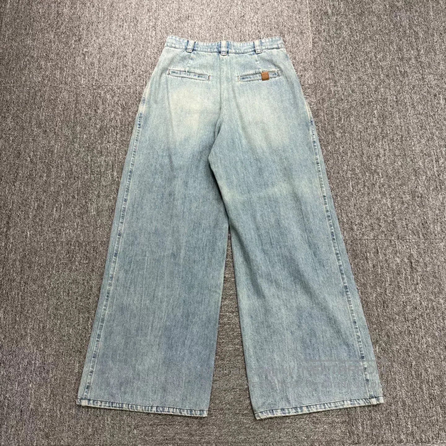 Brunello Cucinelli Brunello Cucinelli Wide-Leg Jeans. Size 39" - 5 Thumbnail