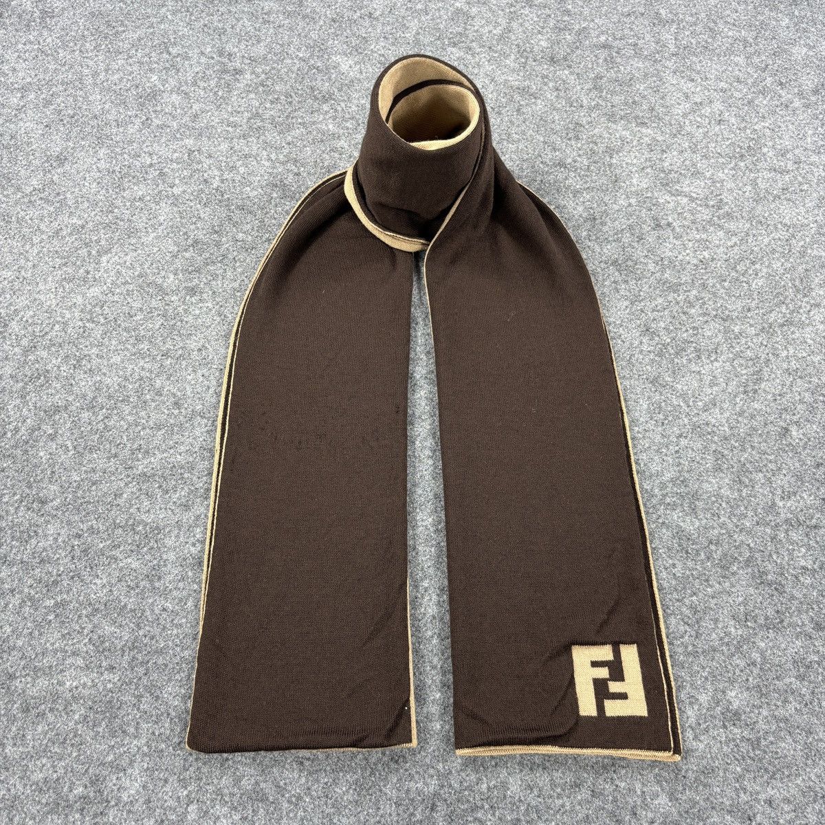 Fendi × Vintage Fendi Scarf # D742 # Muffler # Neckwear Size ONE SIZE - 1 Thumbnail