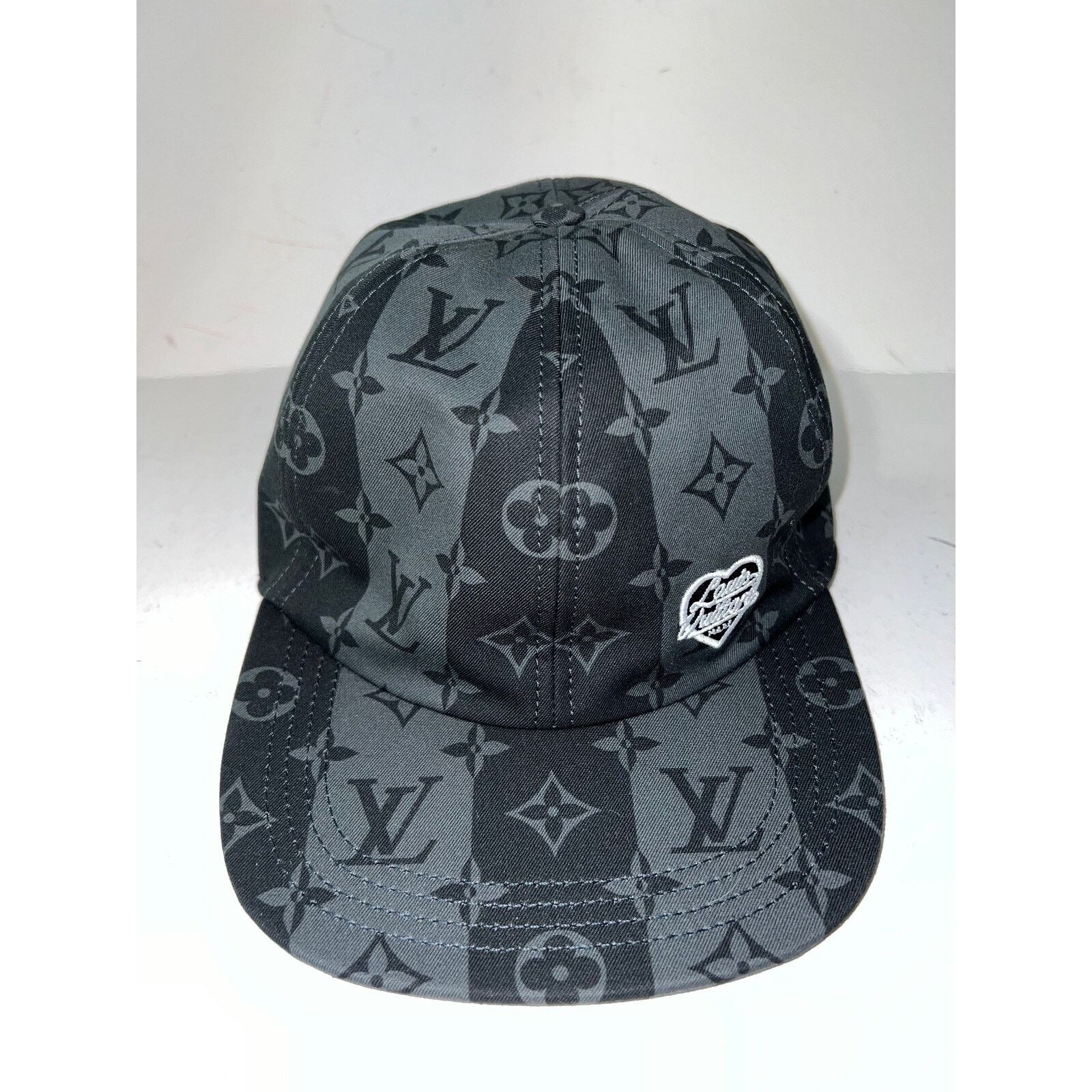 Louis Vuitton Louis Vuitton Nigo Stripe Logo Sun Cap Baseball Hat 58cm M Size ONE SIZE - 2 Thumbnail
