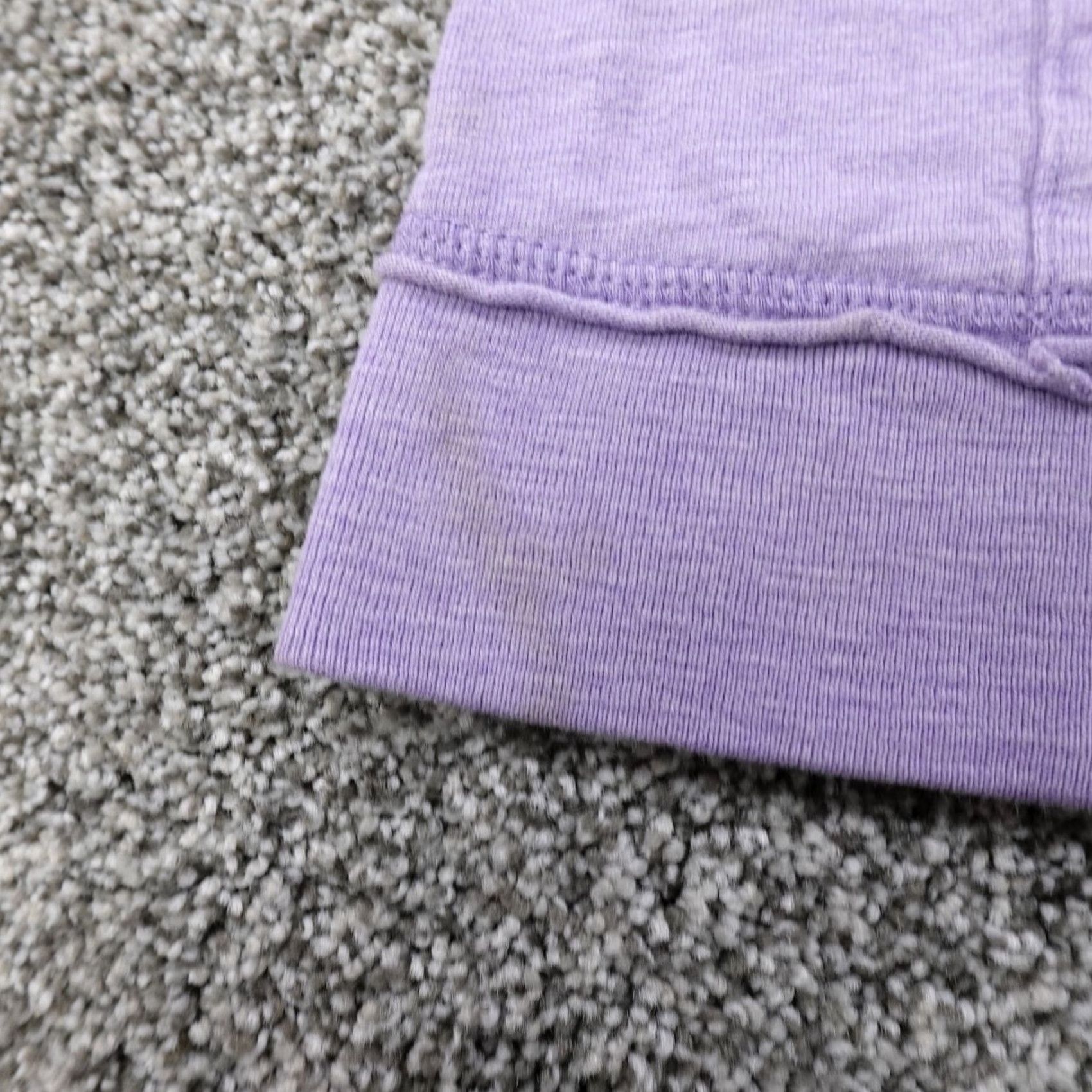 Vintage Cabelas Hoodie Womens M Purple Gray Pullover Sweatshirt Hooded Pockets Thermal Dolman Sleeve Knit Sweater Size M / US 6-8 / IT 42-44 - 2 Thumbnail