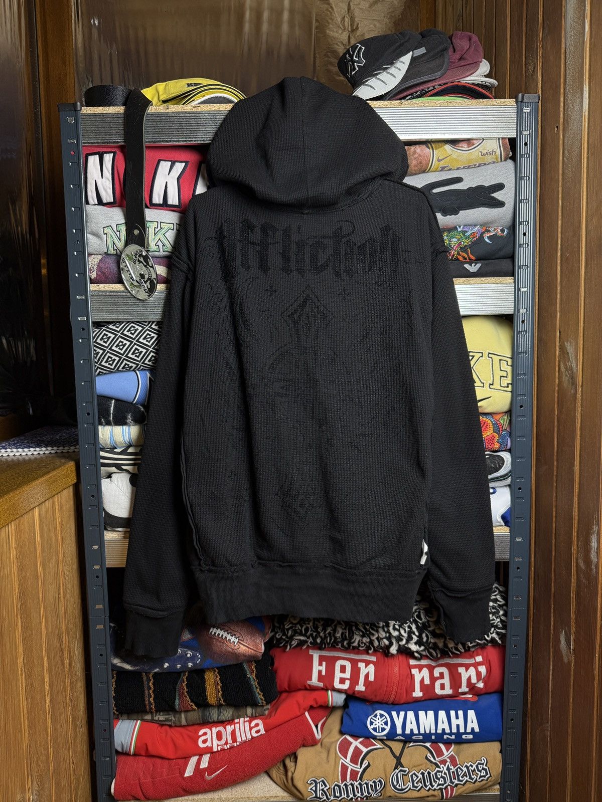 Affliction Y2K Affliction Reversible Hooded 00s Zip Jacket Grunge Opium Size US M / EU 48-50 / 2 - 4 Thumbnail