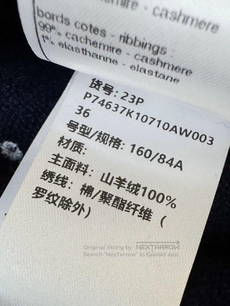 Chanel Chanel 23P dark blue printed short sleeves Size XS / US 0-2 / IT 36-38 - 8 Thumbnail