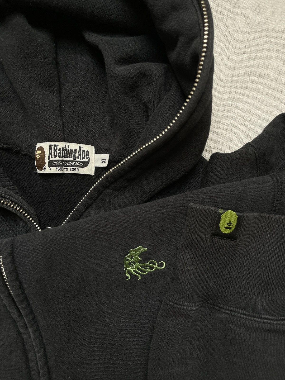 Bape RARE Bape Octopus Logo Full Zip Size US XL / EU 56 / 4 - 3 Thumbnail