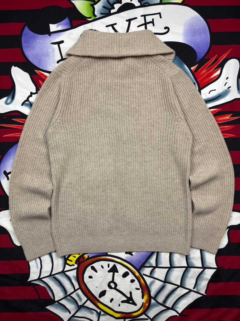 Iris von Arnim Iris Von Arnim 1/4 Zip Luxury Uomo Cashmere Sweater Navy Size US S / EU 44-46 / 1 - 9 Thumbnail