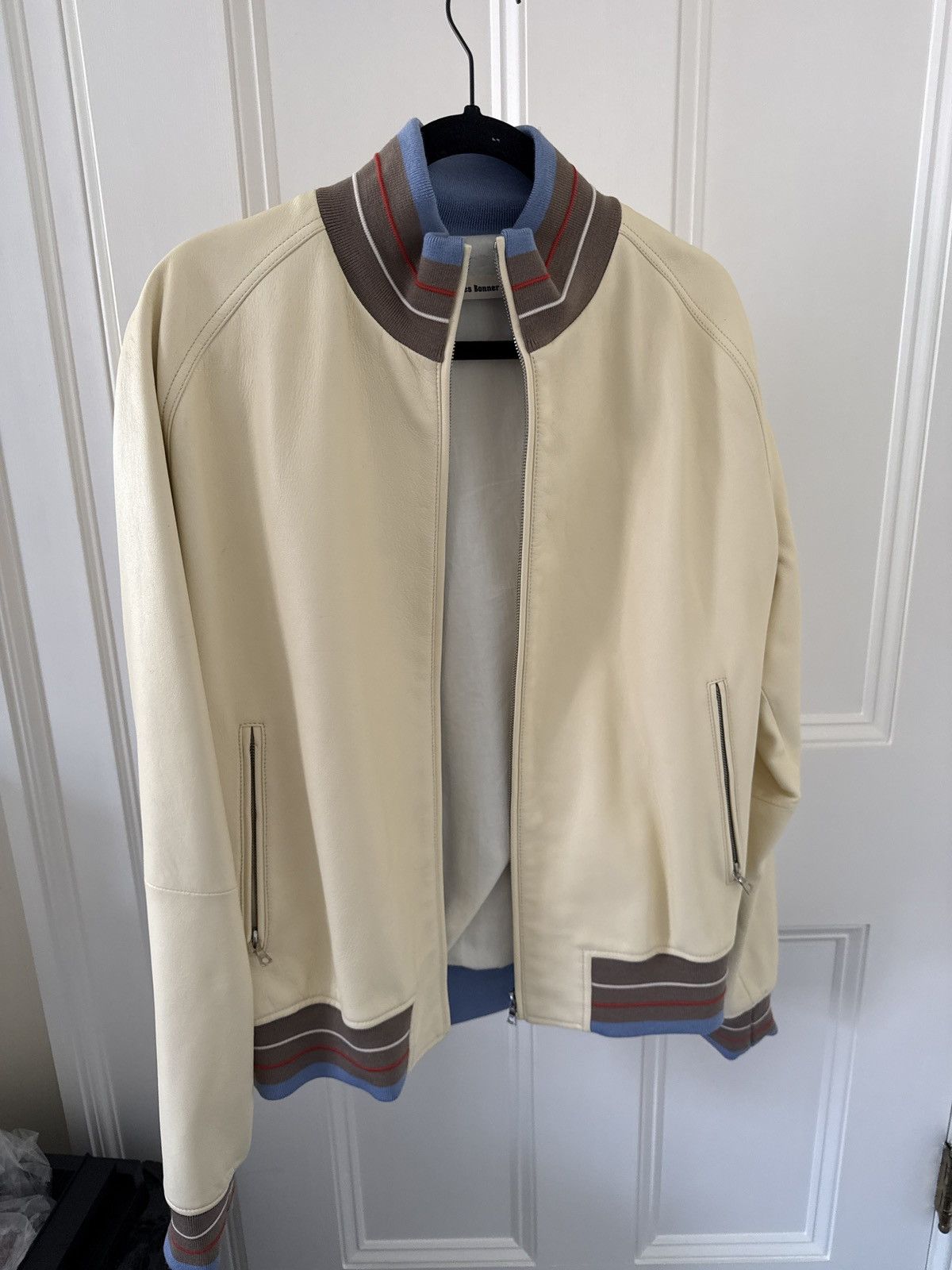 Wales Bonner Wales Bonner Lambskin SAMPLE Bomber Size US M / EU 48-50 / 2 - 1 Thumbnail