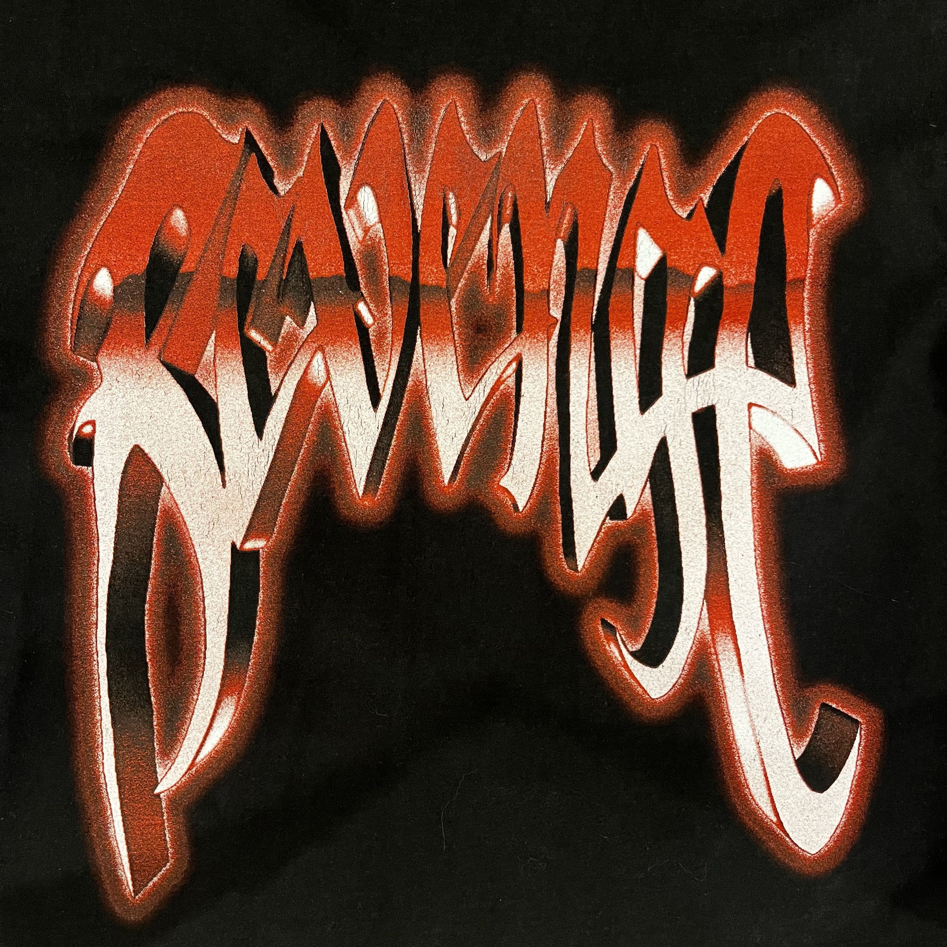 Revenge Revenge Red Chrome Logo Skull Tee Size US L / EU 52-54 / 3 - 2 Thumbnail