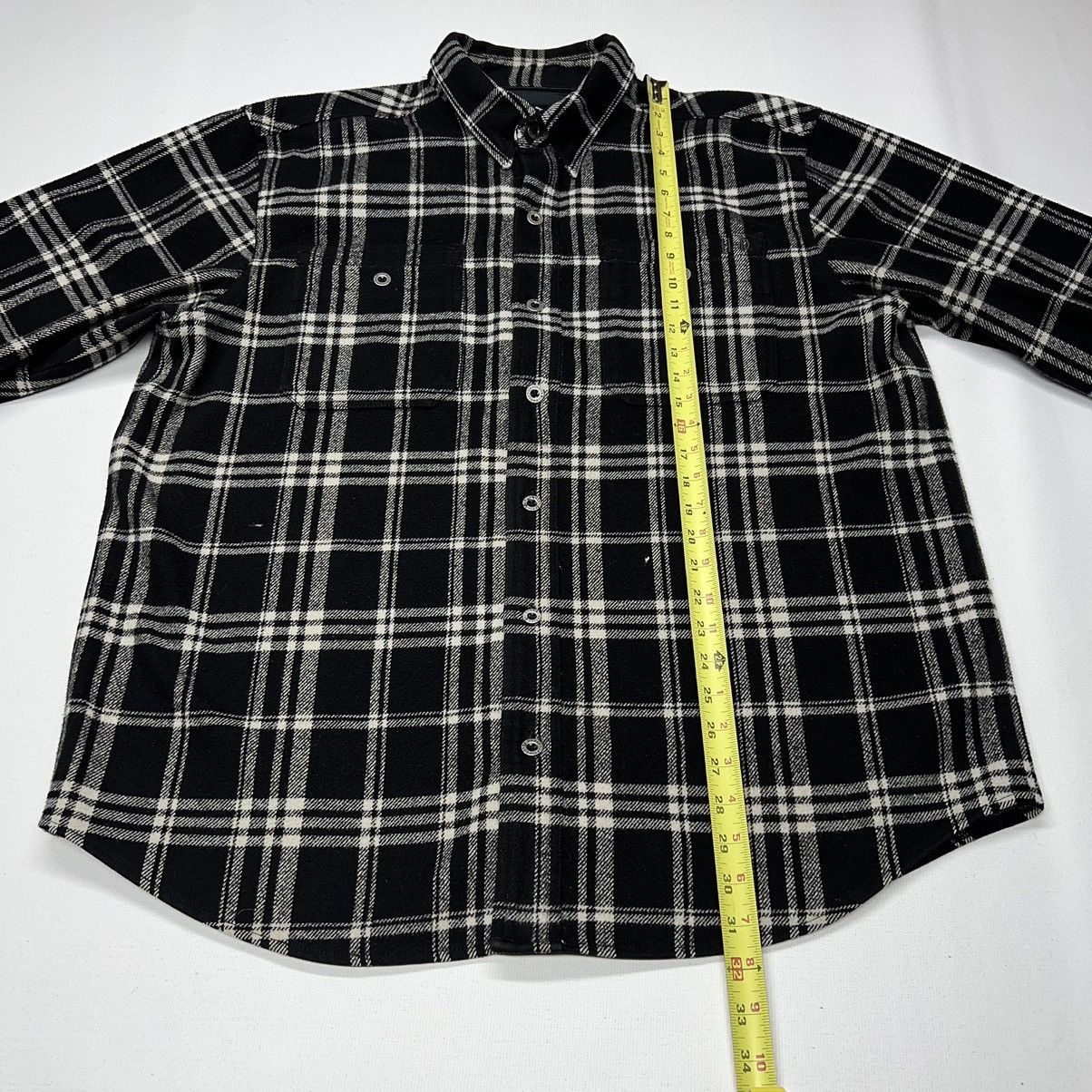Harley Davidson Harley Davidson Flannel Jacket Black Plaid Button Shirt Size US XL / EU 56 / 4 - 19 Thumbnail