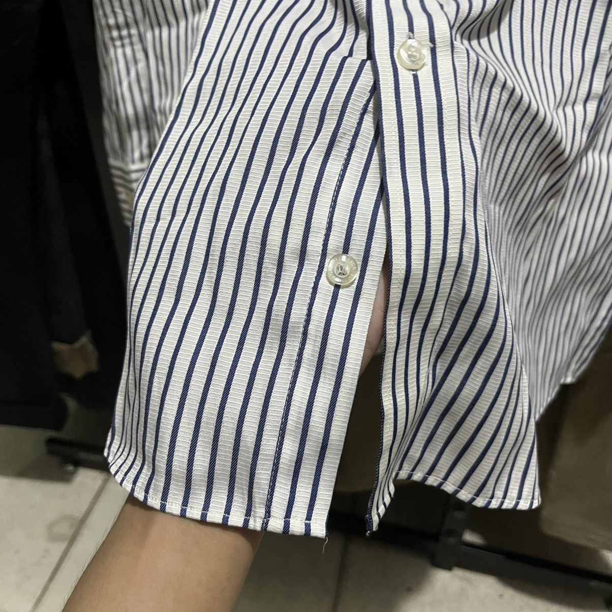 Balenciaga Vintage Balenciaga Striped Button Long Sleeve Shirt Size US L / EU 52-54 / 3 - 7 Thumbnail