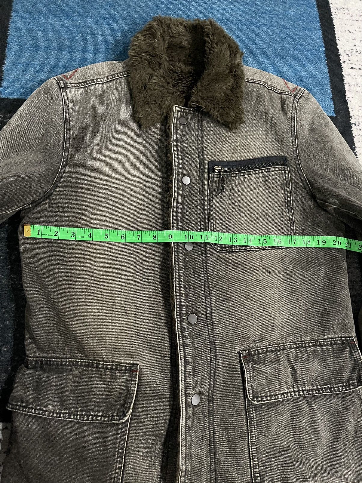 PPFM PPFM Faux Fur Denim Jacket Size US M / EU 48-50 / 2 - 16 Thumbnail