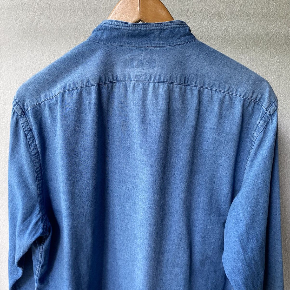 Paul Smith Paul Smith Lightweight Blue Denim Shirt Size US L / EU 52-54 / 3 - 17 Thumbnail
