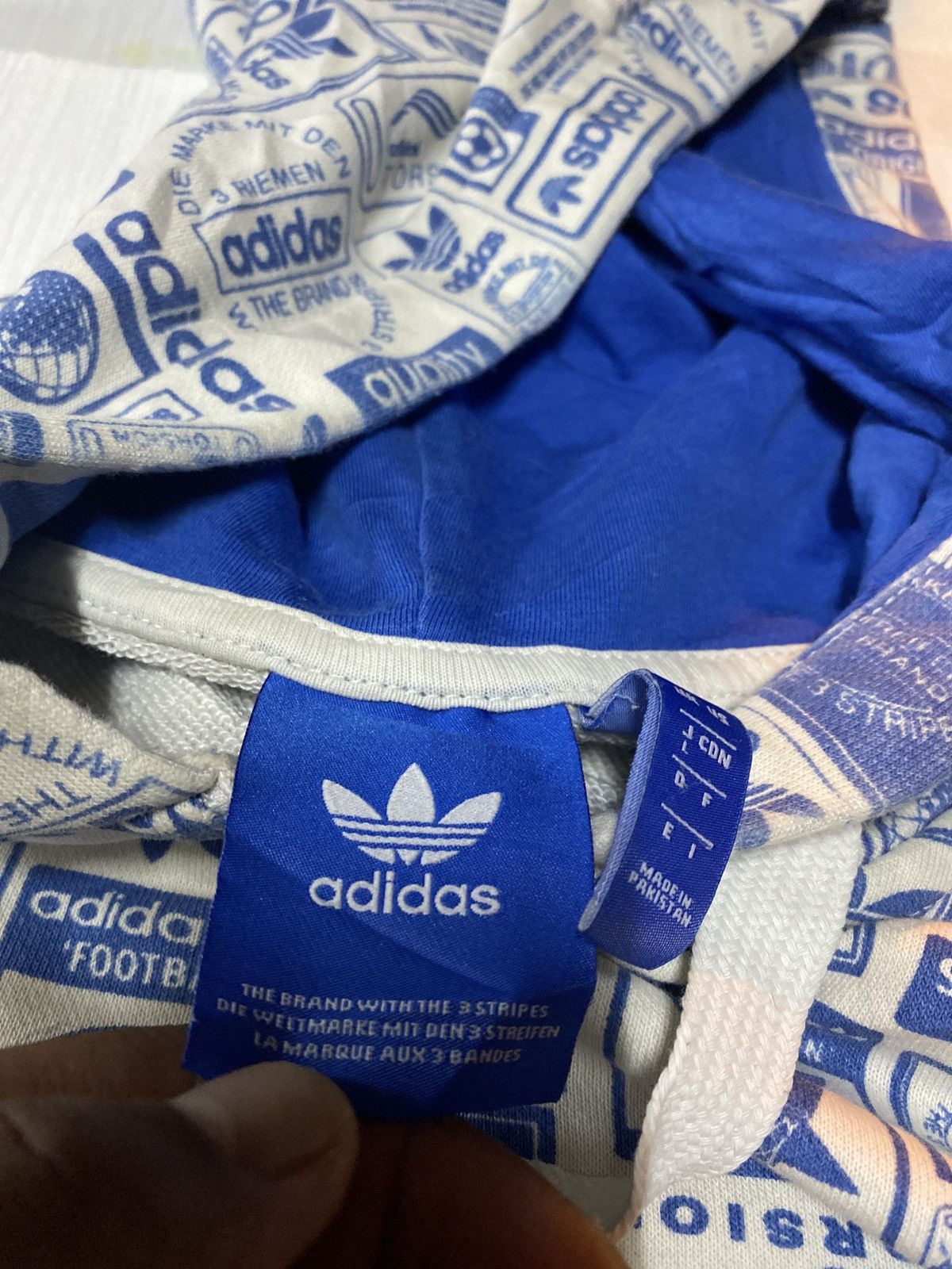 Adidas Adidas Full Logo zipper hoodie Size US M / EU 48-50 / 2 - 14 Thumbnail