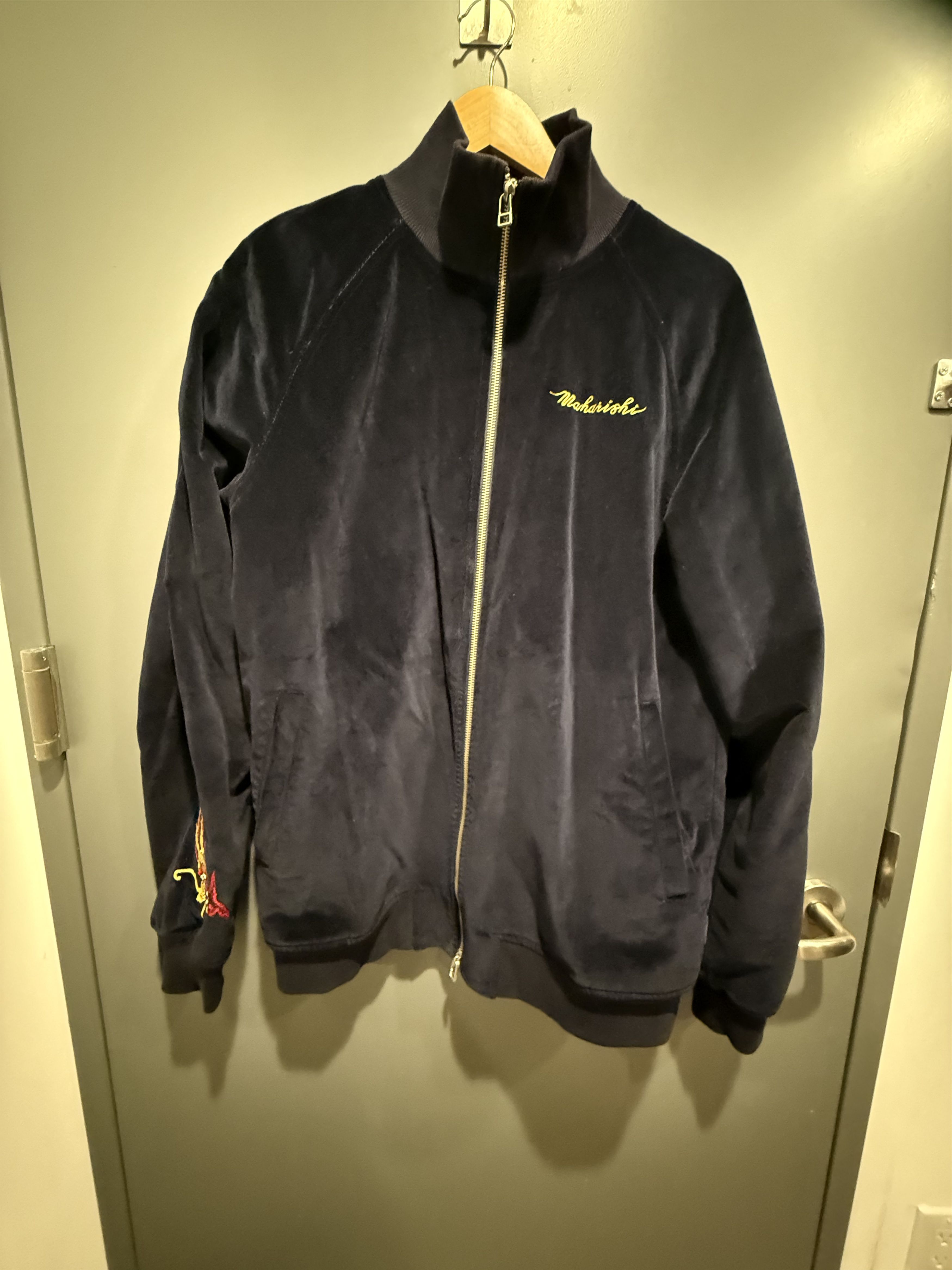 Maharishi Velvet Jacket with dragon Embroidery
