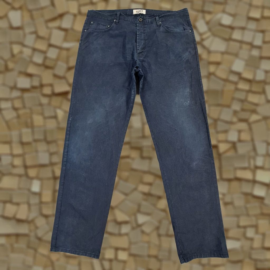 Vintage Naked & Famous Denim Jeans Blue W40 L33 Easy Guy 5.5oz Ultralight Tech Denim Jeans Relaxed Regular Mens 40x33 Blue Vintage? Size US 40 / EU 56 - 1 Thumbnail