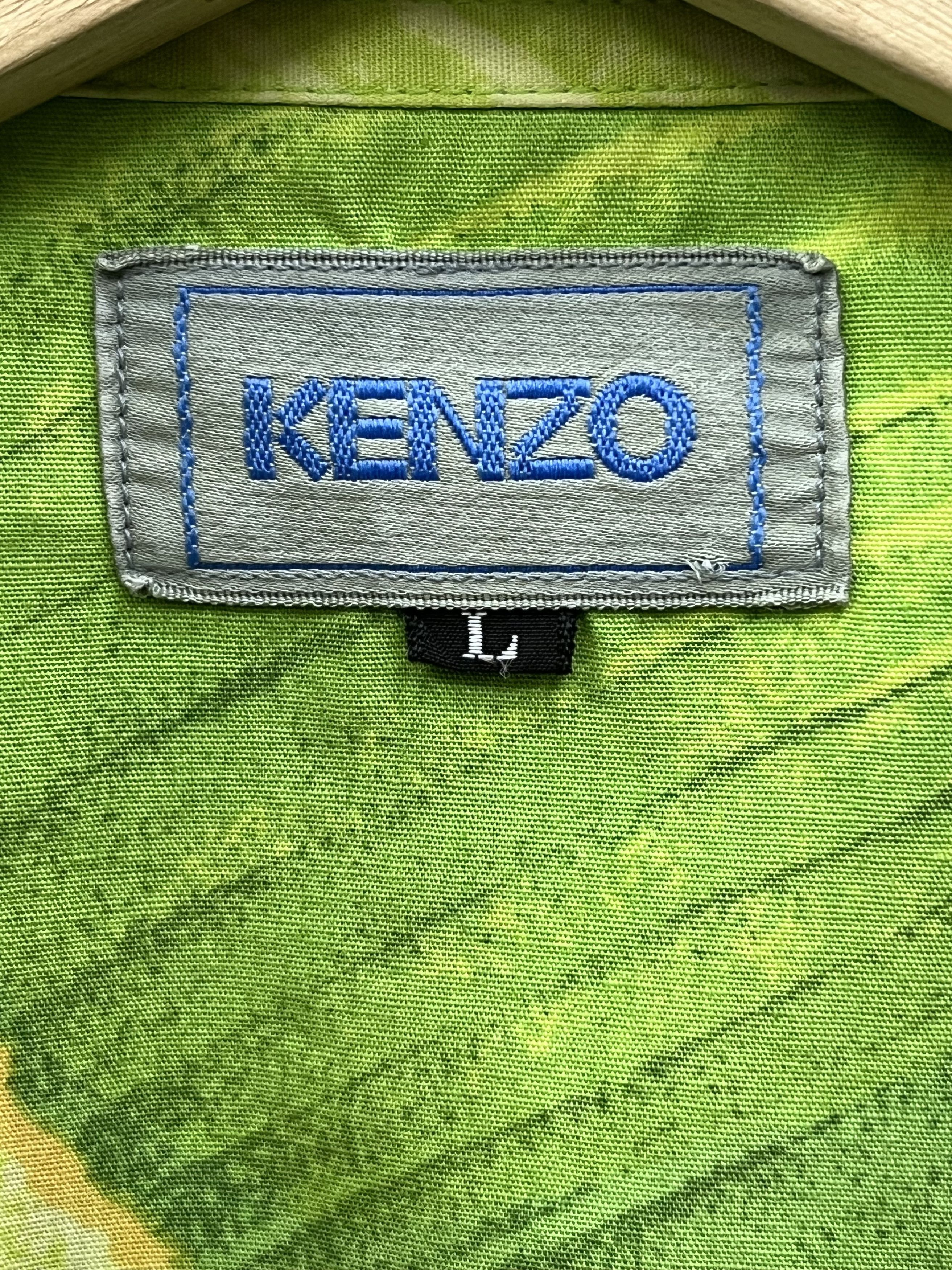 Kenzo Vintage Kenzo Water Lily Banana Leaf Shirt Pants Set Japan Size US L / EU 52-54 / 3 - 9 Thumbnail