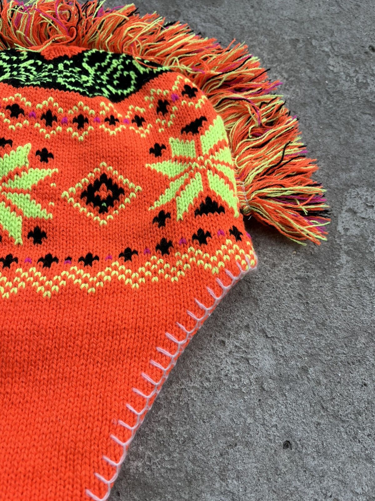 Hysteric Glamour × If Six Was Nine × Le Grande Bleu (L.G.B.) Vintage Japanese Ear Knitted Flat Hat like Vivienne Westwood Size ONE SIZE - 5 Thumbnail