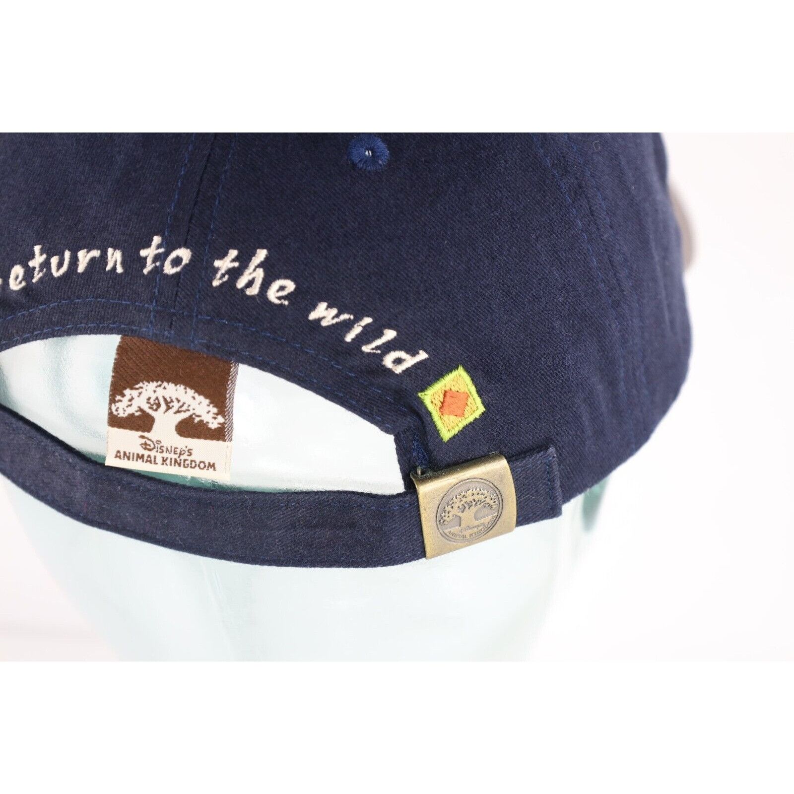 Disney × Vintage Vintage 90s Disney Animal Kingdom Leather Trim Hat Size ONE SIZE - 6 Thumbnail