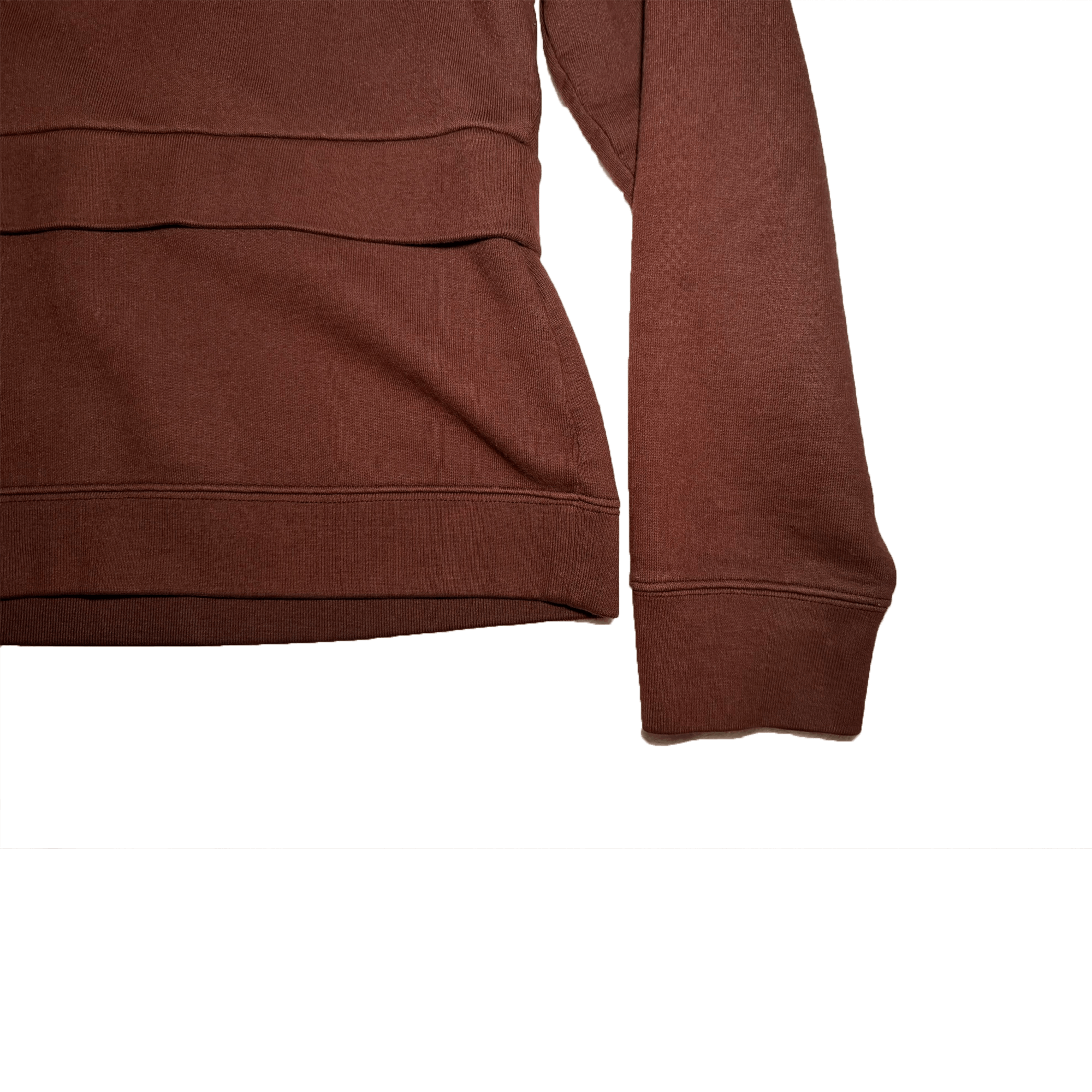 Raf Simons Double Crop RAF SIMONS Brown Sweatshirt Size US M / EU 48-50 / 2 - 2 Thumbnail