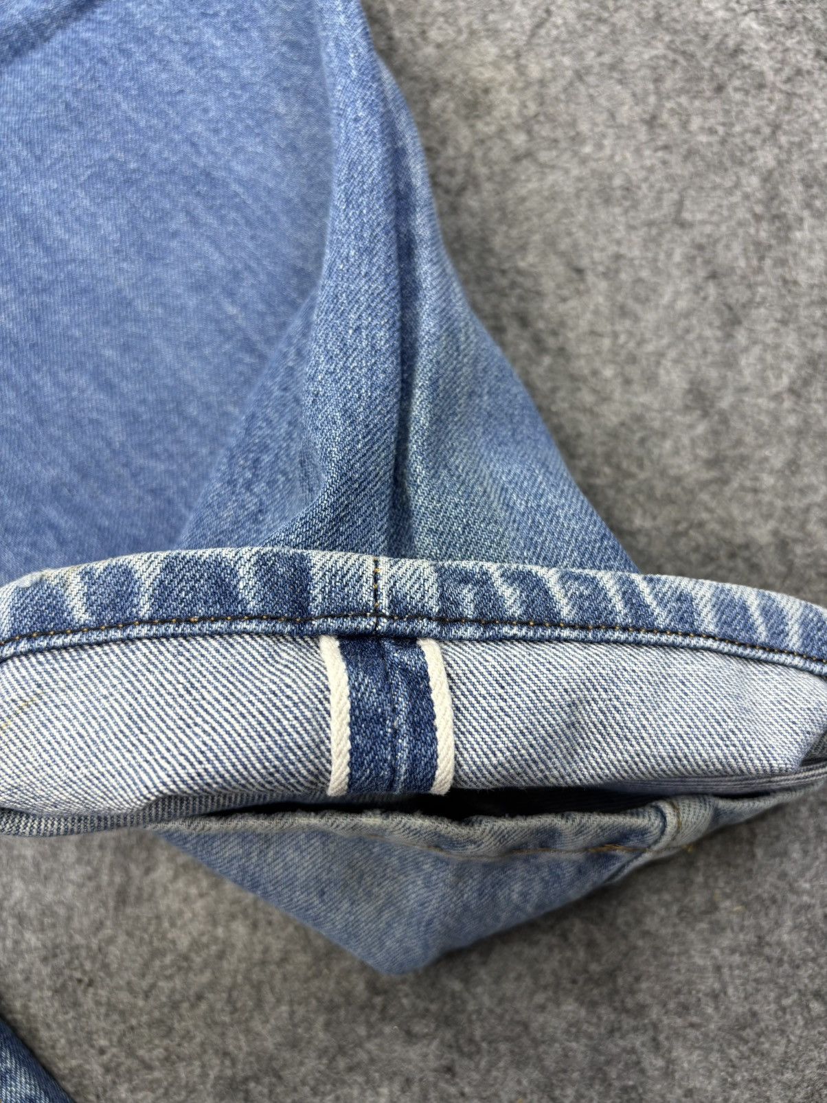 Levi's Vintage 90s Levis Big E 501 Selvedge Denim F928 Size US 27 - 10 Thumbnail