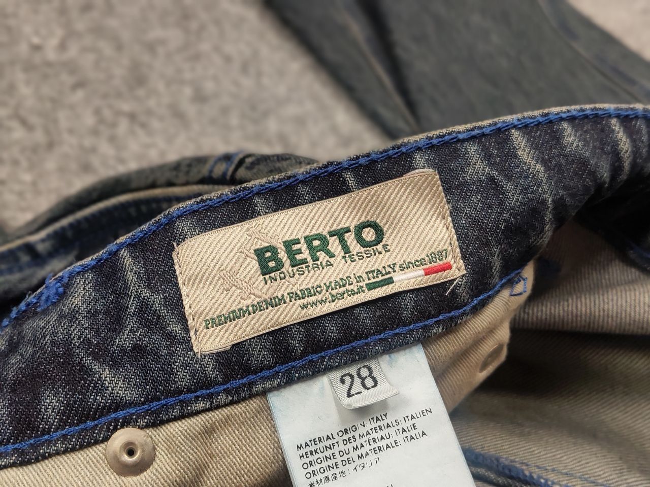 If Six Was Nine Abri studio Design heart Berto Baggy Faded denim Pants Jeans Size US 30 / EU 46 - 14 Thumbnail