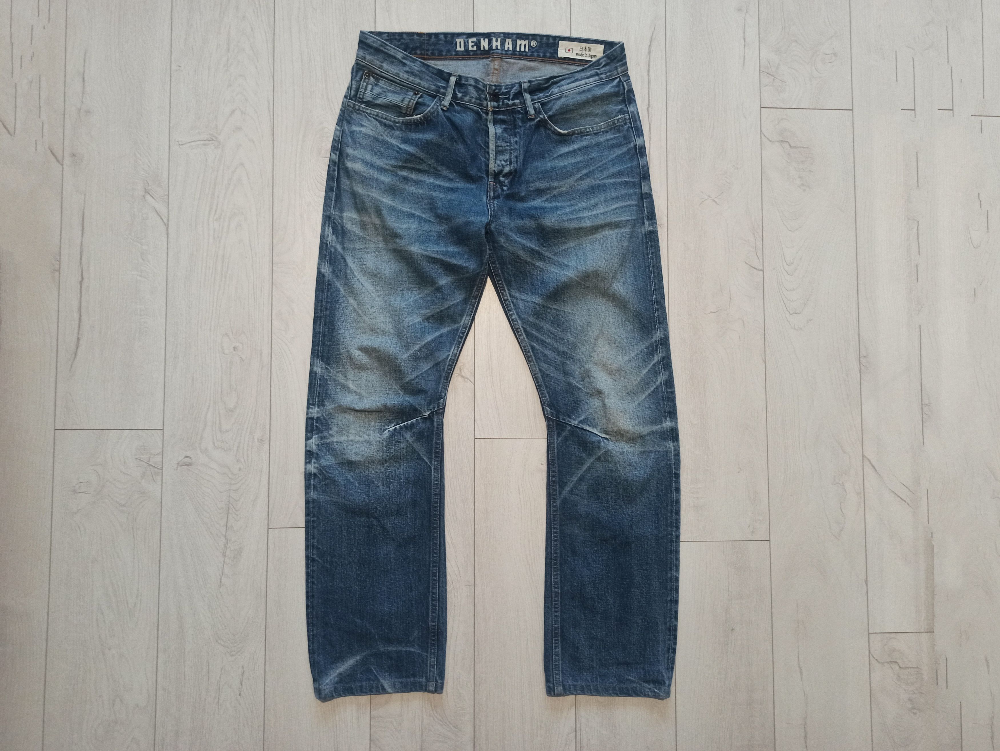 DENHAM × Japanese Brand × Vintage Denham selvedge Jeans Made in Japan Size US 34 / EU 50 - 1 Thumbnail