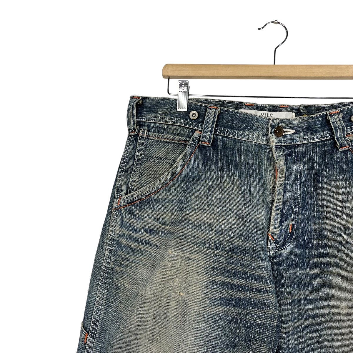 Edwin Vintage Edwin Lot 405 Distressed Denim Jeans Size US 34 / EU 50 - 6 Thumbnail
