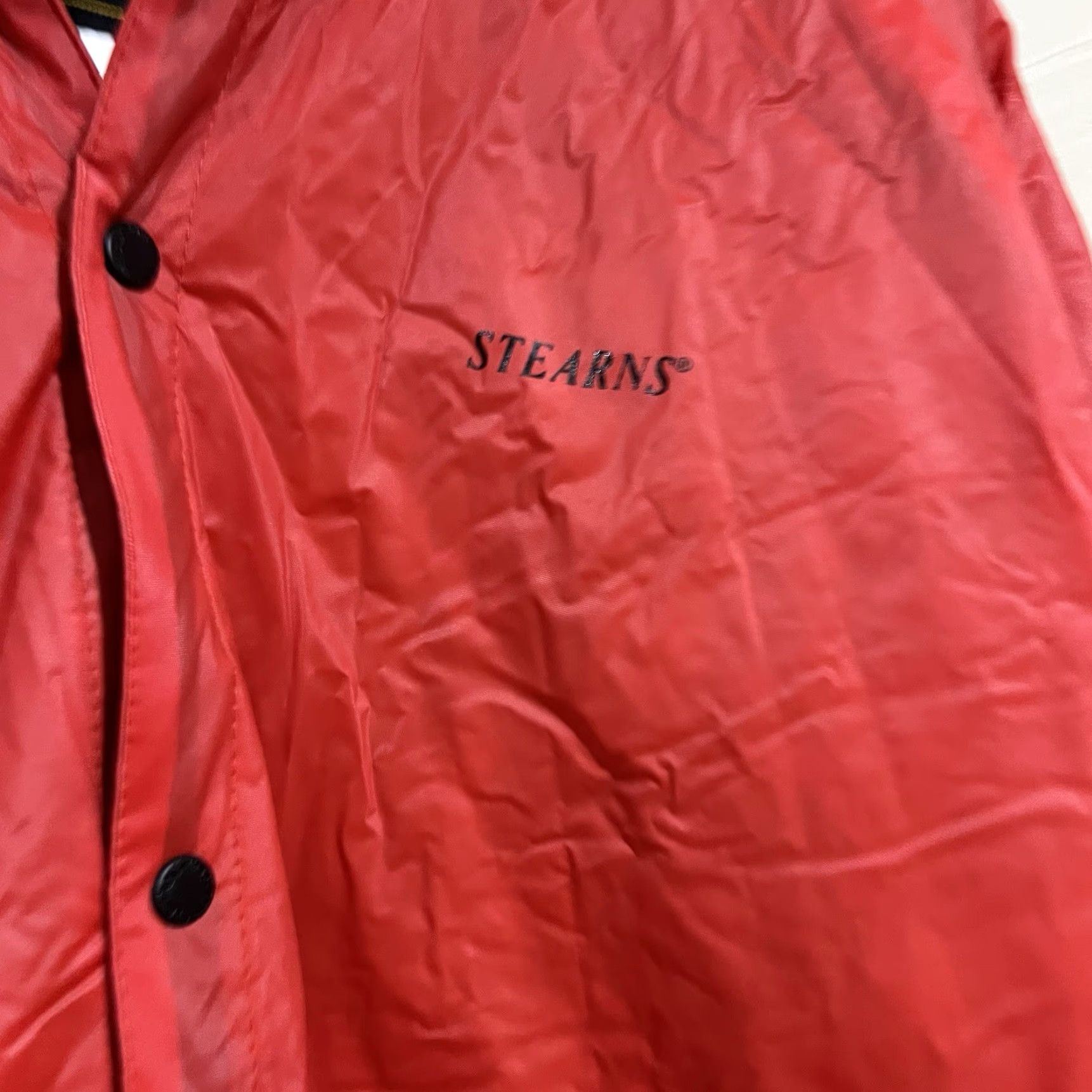 Vintage VINTAGE Stearns Dry Wear Jacket XL Men Red Nylon Rain Coat Mens Size US XL / EU 56 / 4 - 3 Thumbnail