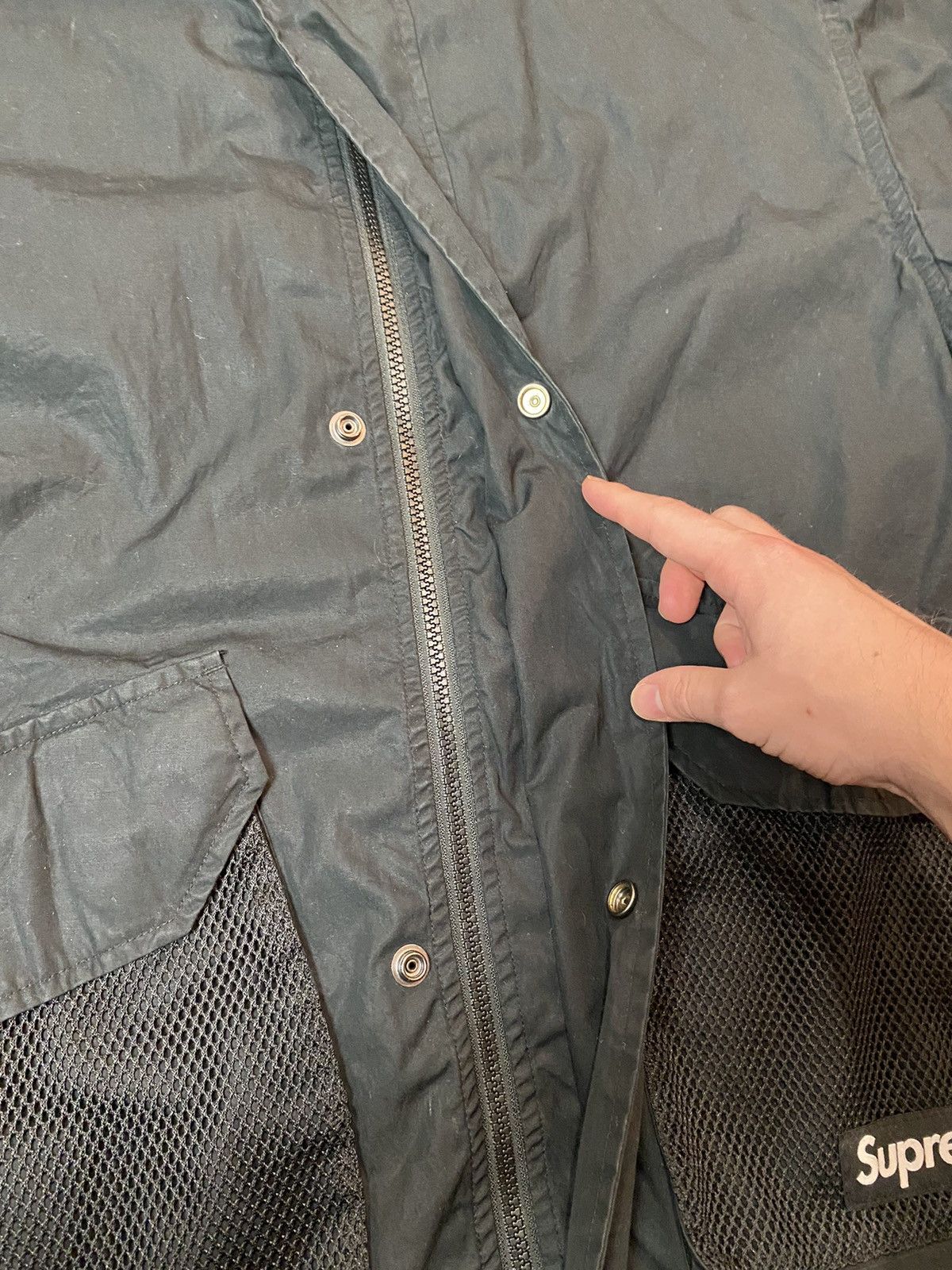 Supreme Supreme 2021 Mesh Pocket Cargo Jacket Size US XL / EU 56 / 4 - 5 Thumbnail