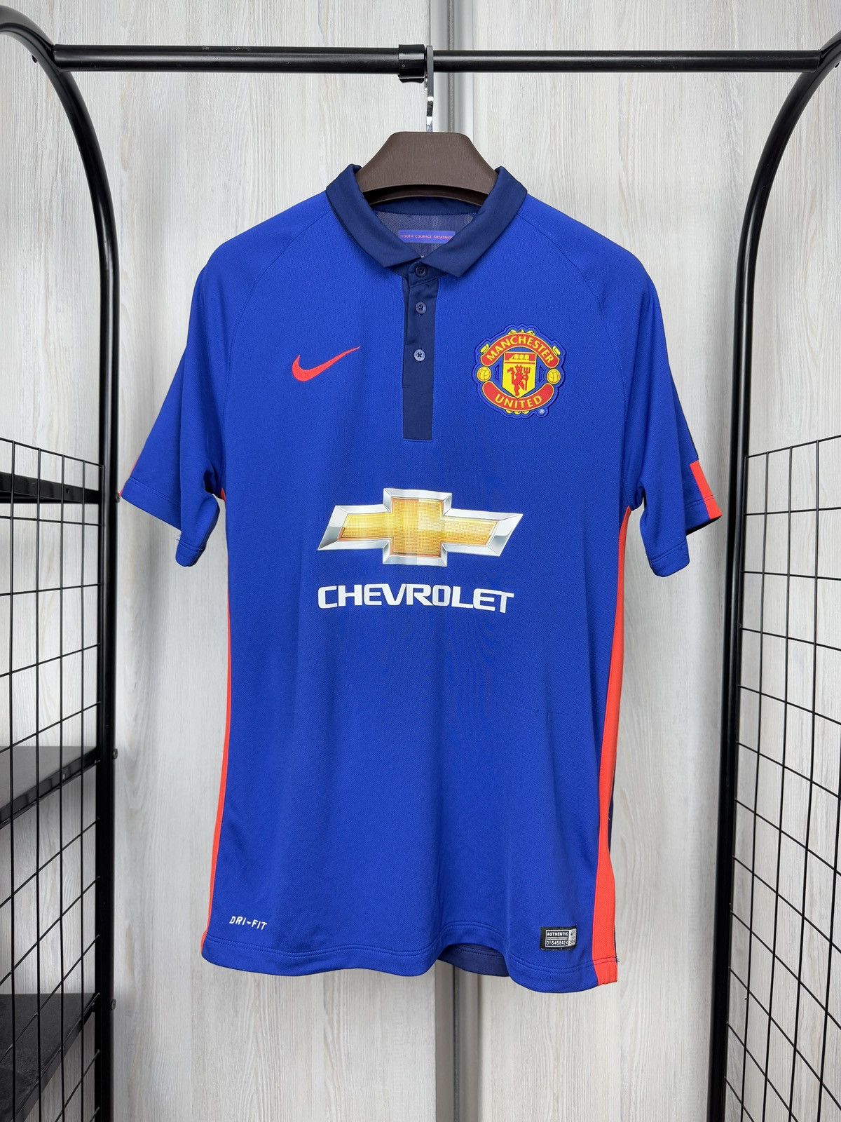 Nike Authentic Nike Manchester United 2014-15 Third Soccer Jersey Size US M / EU 48-50 / 2 - 1 Thumbnail
