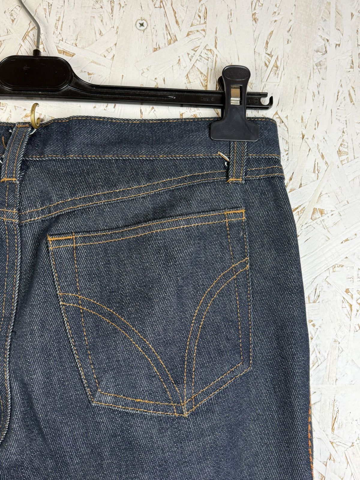 Dolce & Gabbana Dolce & Gabbana SS2002 Butterfly Denim Flared Jeans 28/42 Size 28" / US 6 / IT 42 - 8 Thumbnail