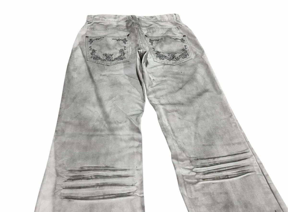 If Six Was Nine 🔥Y2K Archived Xfrm Whisker Acid Flared Denim Goth Punk Size US 30 / EU 46 - 10 Thumbnail