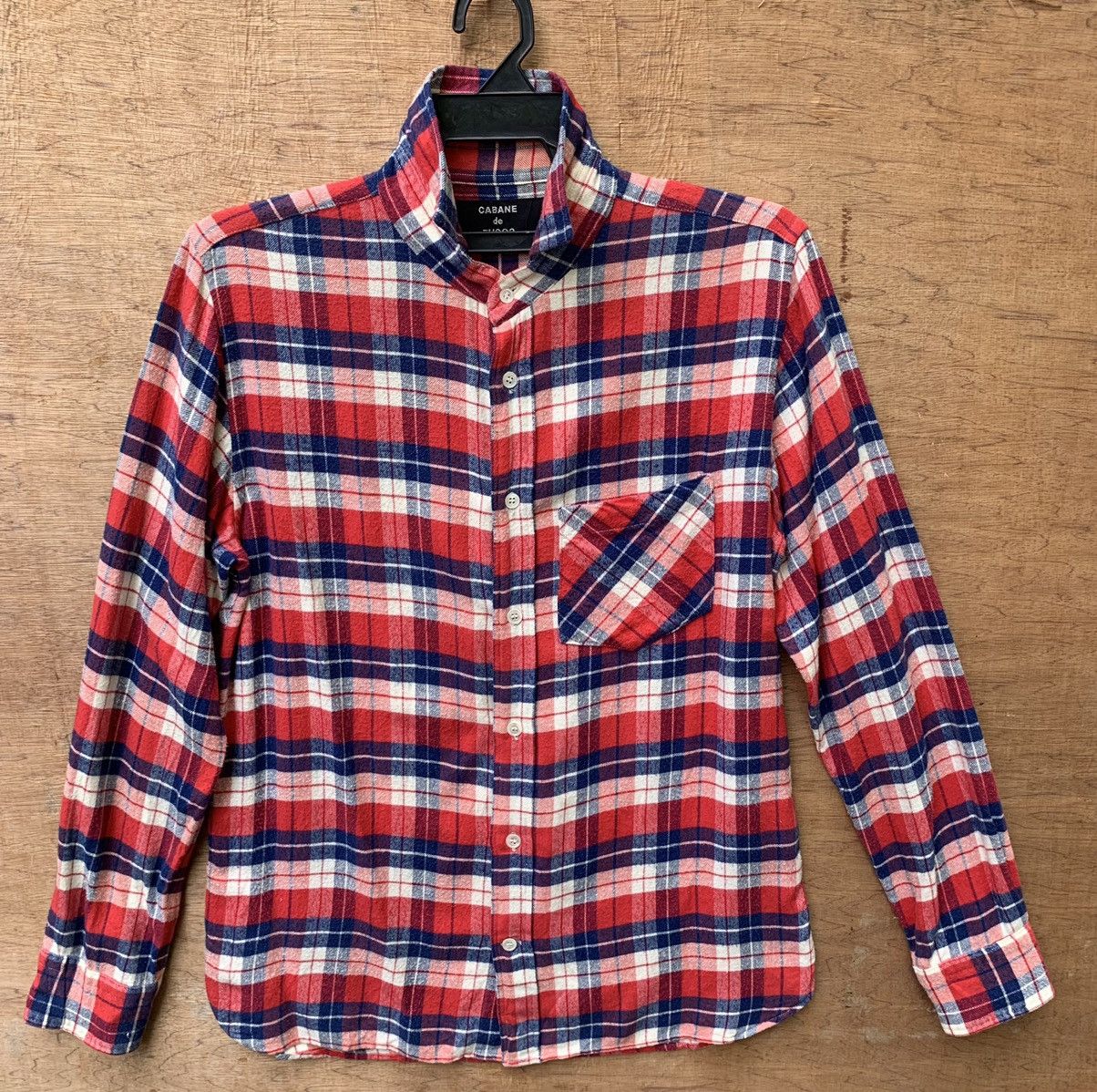 CABANE de ZUCCa ZABANE de ZUCCA Plaid Tartan Flannel Shirt Size US M / EU 48-50 / 2 - 13 Thumbnail