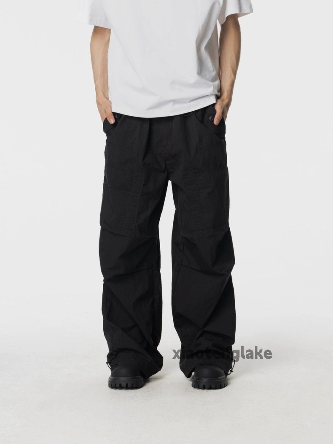 Designer × Vintage utility military loose outdoor sports pleated cargo pants Size US 28 / EU 44 - 1 Thumbnail