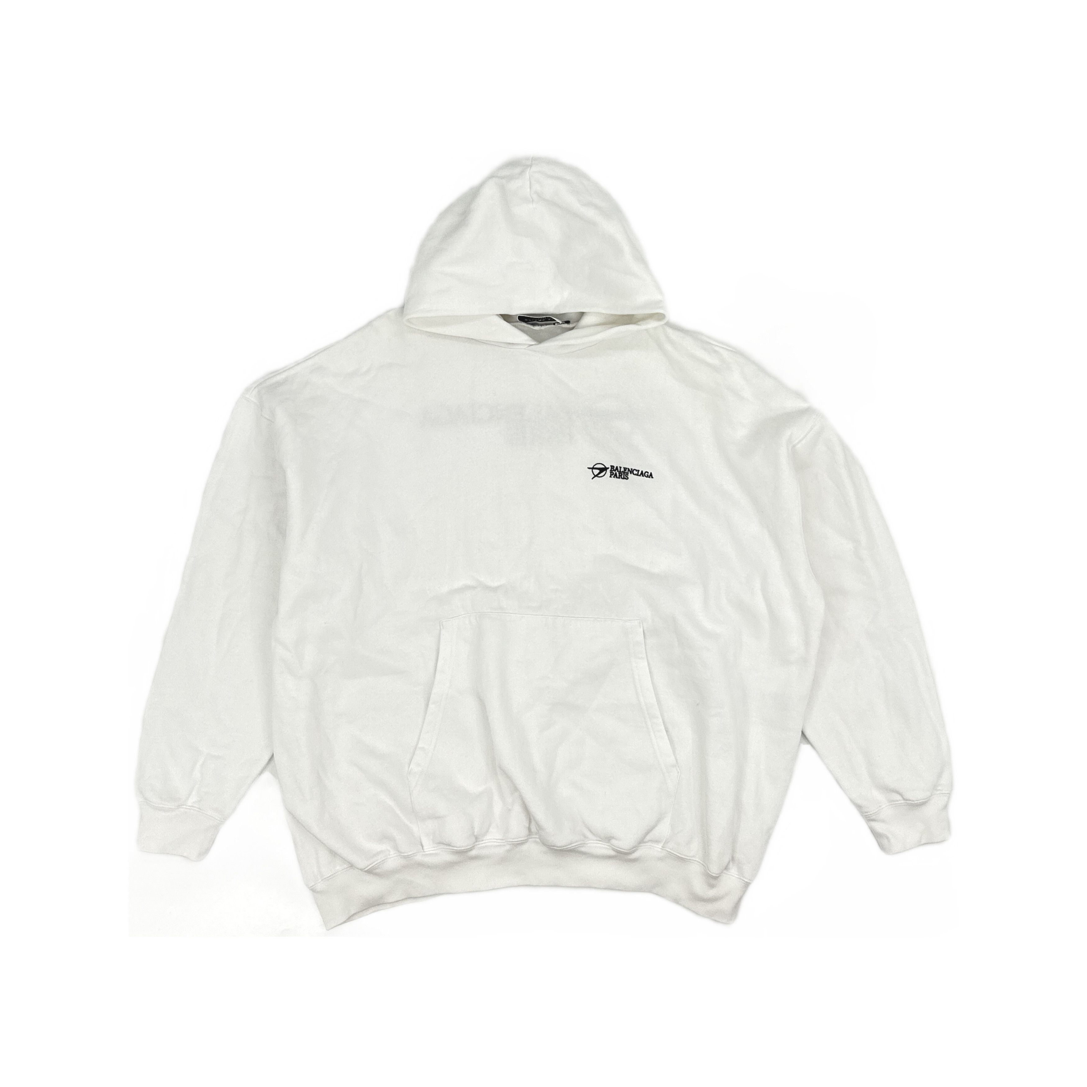 Balenciaga Balenciaga Logo Hoodie XS Size US XS / EU 42 / 0 - 1 Thumbnail