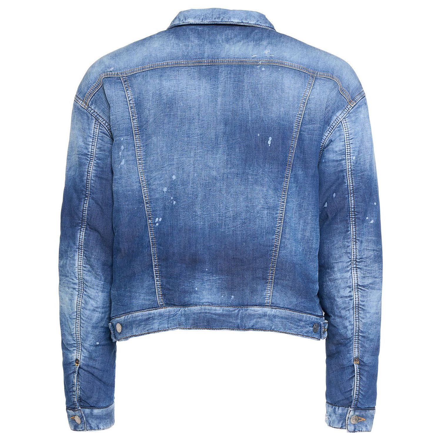 Dsquared2 DSQUARED2 Light Puff Blue Denim Jacket New & Authentic (Men' Size US XXL / EU 58 / 5 - 2 Thumbnail