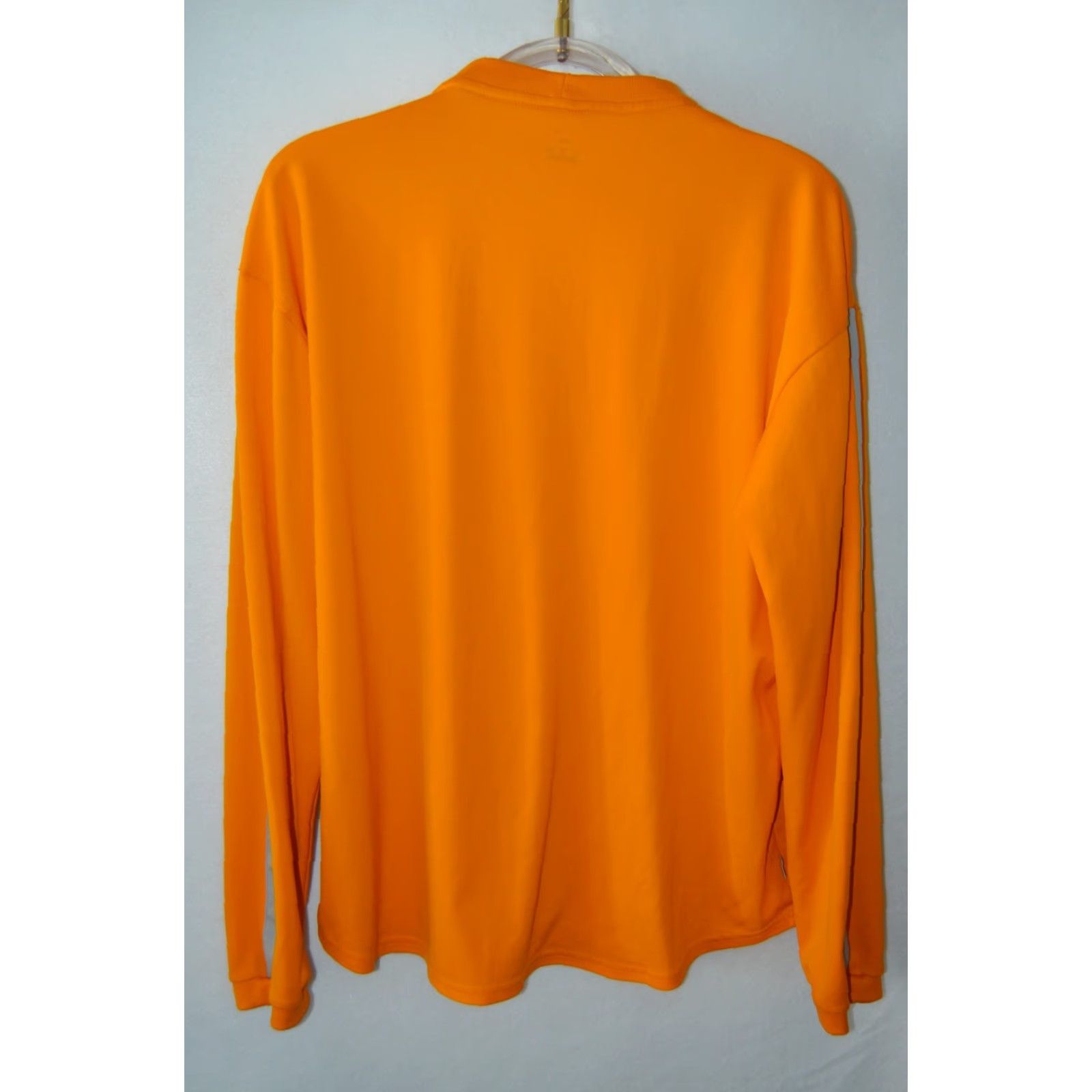 Nike Nike Shirt Mens Orange Long Sleeve Swoosh Logo Crewneck XXL Dri-FIT Cotton Size US XXL / EU 58 / 5 - 2 Thumbnail
