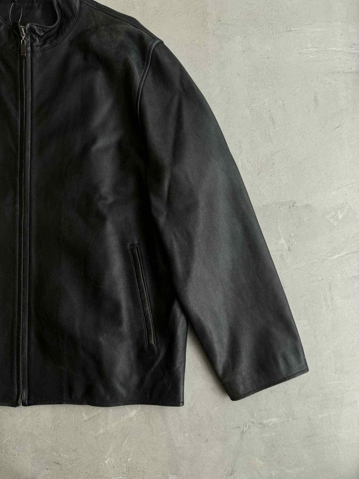 Balenciaga Balenciaga - Nicolas Ghesquiere Harrington Leather Jacket Size US XL / EU 56 / 4 - 6 Thumbnail