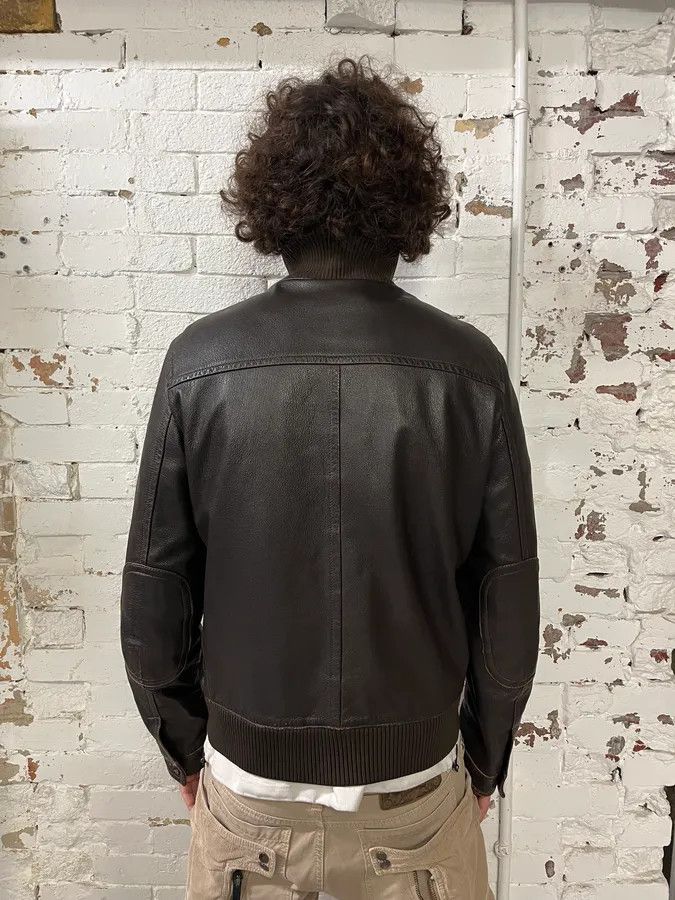 Prada 2000s Prada Brown Leather Premium Jacket Size US M / EU 48-50 / 2 - 3 Thumbnail